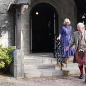 The King and Queen at Crathie Kirk last summer. They last attended a service at the church on January 14 ,just days before their January stay at Balmoral was cut short when they returned to London so the King could undergo corrective treatment for an enlarged prostate. PIC:  Andrew Milligan/PA Wire