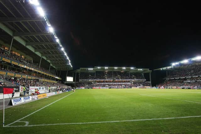 Rosenborg's Lerkendal stadium will host Hearts in a UEFA Conference League qualifier on Thursday. Pic: ERIK BIRKELAND/AFP via Getty Images