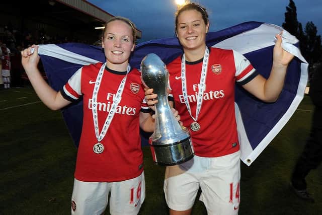 England Lionesses legend Faye White admits Scotland, and stars like Kim Little and Jennifer Beattie, will be a big miss at Euro 2022 (Photo by David Price/Arsenal FC via Getty Images)