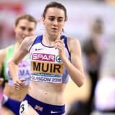 Laura Muir won the 1.500m and 3,000m at the European Indoor Athletics Championships in Glasgow in 2019.