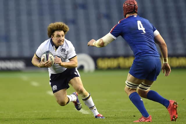 Duncan Weir in action against France during last year's Autumn Nations Cup match at BT Murrayfield.