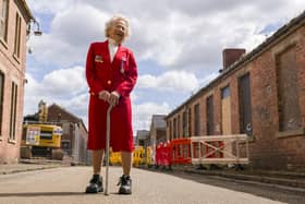 Second World War veteran Dorothea Barron, 100, during her to visit to the site of the former Port Edgar barracks in South Queenferry. Picture: Jane Barlow/PA Wire
