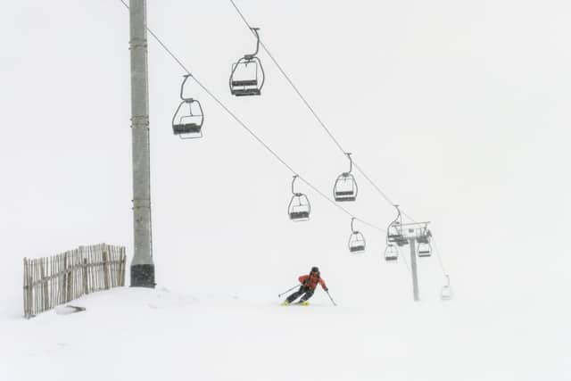 Ever wonder what it was like to ski Glenshee last winter when the resorts were all closed due to covid? Findlay Farquharson enjoys perfect conditions under empty chairlifts PIC: Charlie Wood