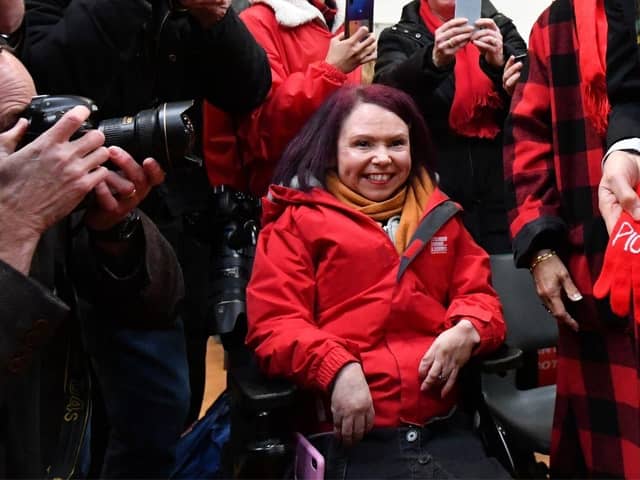 Pam Duncan-Glancy, of Scottish Labour, had to wait outside the building for 45 minutes before being allowed to join the other candidates inside.