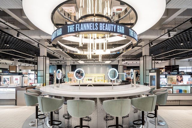 Based in the former House of Fraser store, Flannels opened in July selling more than 200 designer fashion and beauty brands and billing itself as the 'go-to luxury destination in the North’.