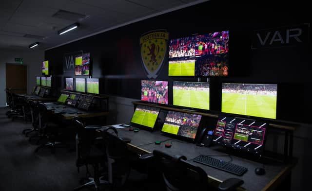 The VAR nerve centre which will settle all Scottish football disputes from this Friday (aye right).