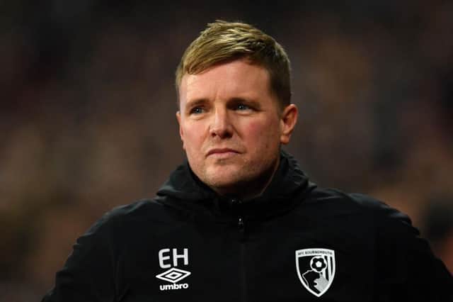 Eddie Howe has reportedly rejected two Premier League job offers. Picture: Getty