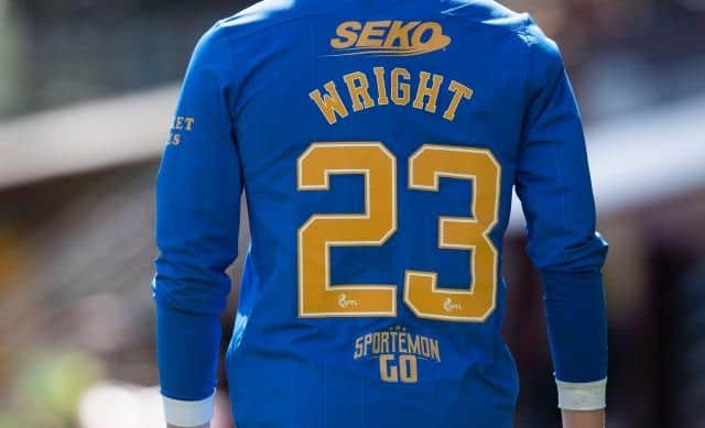 Wright is intent on keeping a starting jersey as long as possible. (Photo by Craig Foy / SNS Group)