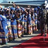 The Queen with Hastings Kamuzu Banda, the first President of Malawi, in 1979.