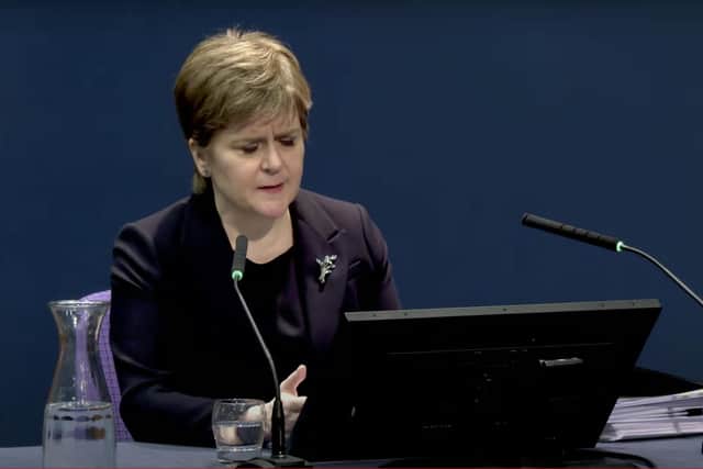 Nicola Sturgeon was visibly emotional as she gave evidence at the UK Covid Inquiry