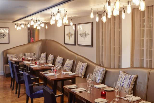 Pic: The dining space at K West Hotel and Spa, London. Pic: Contributed