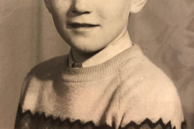 How it all began: Edinburgh entrepreneur Tom Flockhart, pictured as a primary school pupil in the late 1950s