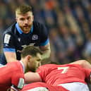 Scotland's Luke Crosbie in action during the Six Nations win over Wales at Murrayfield. (Photo by Ross MacDonald / SNS Group)