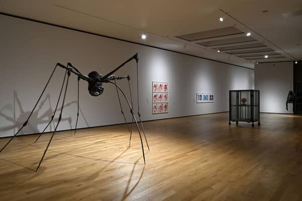 Installation view of the Louise Bourgeois exhibition at Aberdeen Art Gallery PIC: Graeme Yule