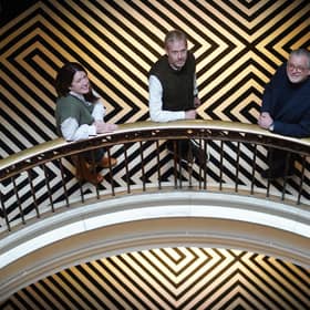Carolyn Jameson, Nick Freer and George Mackintosh. Picture: Stewart Attwood