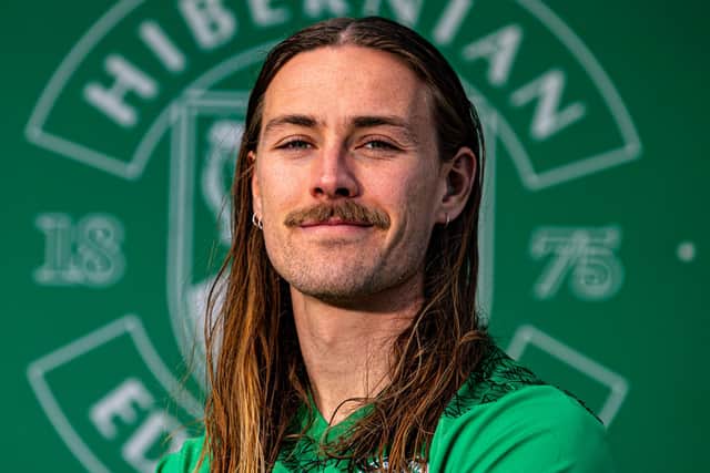 Jackson Irvine: “Me and my girlfriend Jemilla finished Netflix so we decided to tattoo each other and then I pierced my ears.” Picture: Alan Harvey/SNS