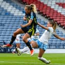 Claire Emslie was on target once again for Scotland Women.