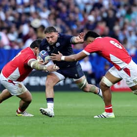 Scotland prop Rory Sutherland will play for Oyonnax this season.