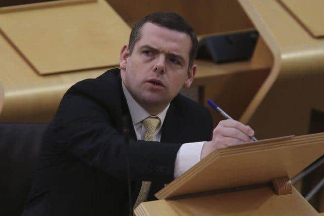 Scottish Conservative leader Douglas Ross