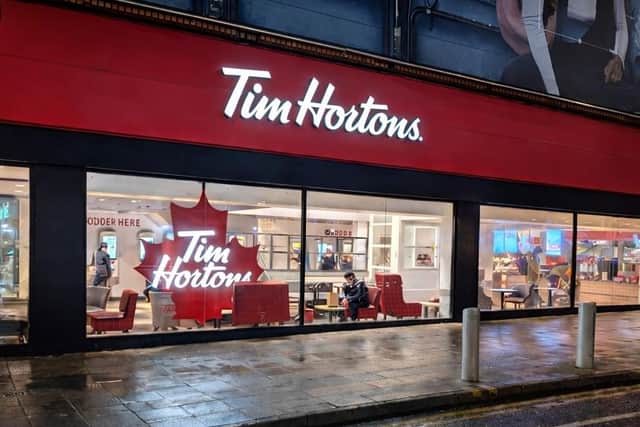 Tim Hortons operates around 70 stores across the UK at present.