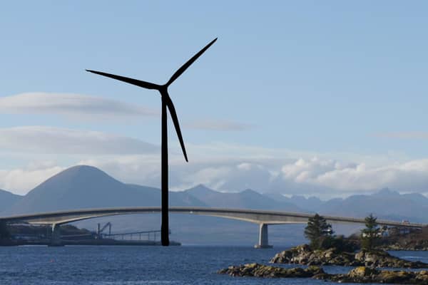 Turbines standing up to 200m tall – nearly six times the height of the Skye Bridge – could be built on the internationally famous Misty Isle if new wind farm plans get the go-ahead. Picture: Andrew Robinson