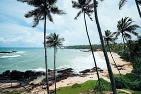 The beach at Anantara Tangalle