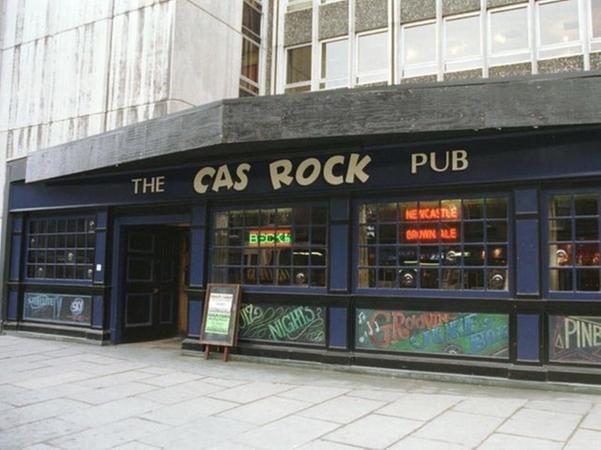 The Cas Rock was a legendary Edinburgh pub and live music venue devoted to punk, rock, metal and indie. It was replaced in 2000 by El Barrio.