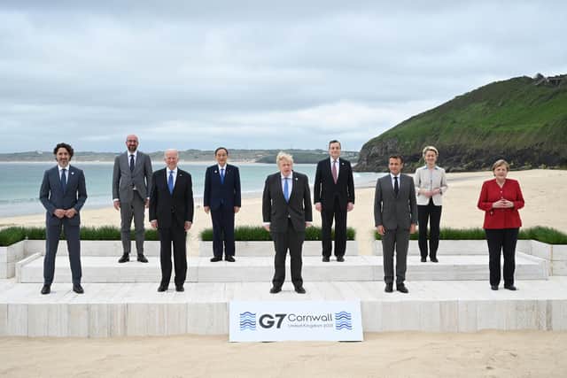 Wealthy countries, such as the members of the G7, need to help poor ones make the transition to a net-zero economy (Picture: Leon Neal/WPA pool/Getty Images)