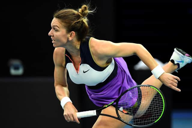 Simona Halep lost in straight sets to Serena Williams. Picture: William West/AFP via Getty Images
