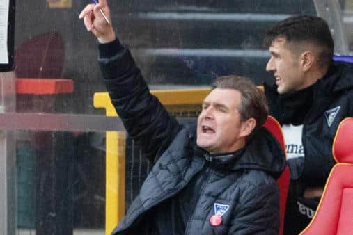 Dunfermline manager Peter Grant is aiming upwards in the cinch Championship. (Photo by Craig Brown / SNS Group)