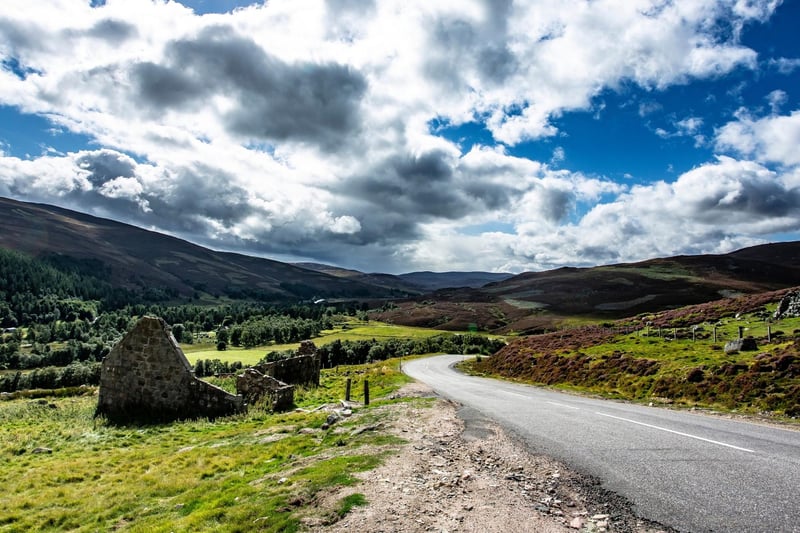 The Scottish car chase in No Time to Die takes place in the Cairngorms - one of Scotland's two national parks, and the largest in the UK, covering more than 4,500 square kilometres.
