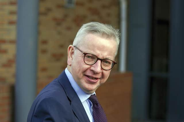 Michael Gove’s efforts to “level up” hit a snag after he was trapped in a BBC lift for more than 30 minutes.