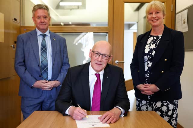 John Swinney's bank manager persona may not inspire many voters (Picture: Jeff J Mitchell/Getty Images)