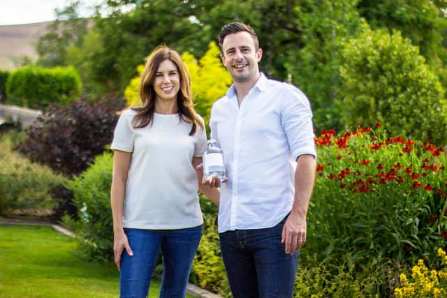 Aberdeenshire-based husband-and-wife team Nick and Emma Smalley, who created The Teasmith Gin in 2016. Picture: contributed.