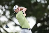 Martin Laird hits his shot from the 14th tee during the completion of the weather-delayed final round of The Cognizant Classic in The Palm Beaches at PGA National Resort in Palm Beach Gardens, Florida. Picture: Brennan Asplen/Getty Images.