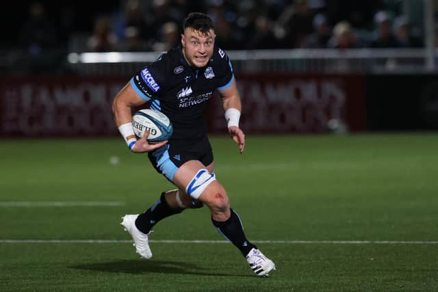 Glasgow Warriors' back row Jack Dempsey.