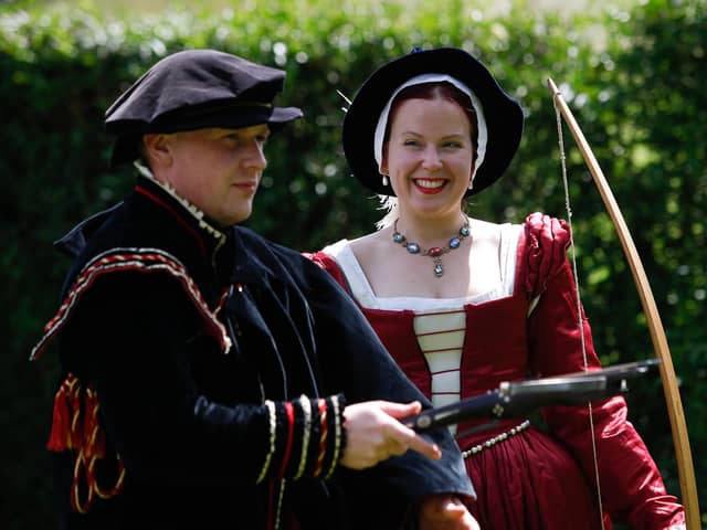 Mary, Queen Of Scots, played by Mirjam Nilsson, and Lord Darnley, played by Marc Tannahill, were married for less than two years (Picture: Scott Louden)