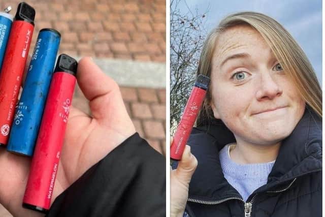 Laura Young, who is known as 'Less Waste Laura,' has been campaigning for a ban on single-use vapes.