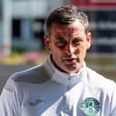 Hibs head coach Jack Ross is looking to strengthen his squad after defeat to Rijeka in the Europa Conference League. (Photo by Mark Scates / SNS Group)
