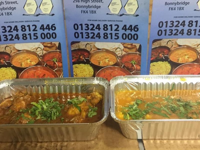 Kismet Tandoori in Bonnybridge. Highly Commended went to 11 Spices in Coatbridge