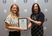 Paulina Meducka, Senior Occupational Health and Safety Advisor, and Kathleen Haddow, OHSE Manager at Valneva Scotland