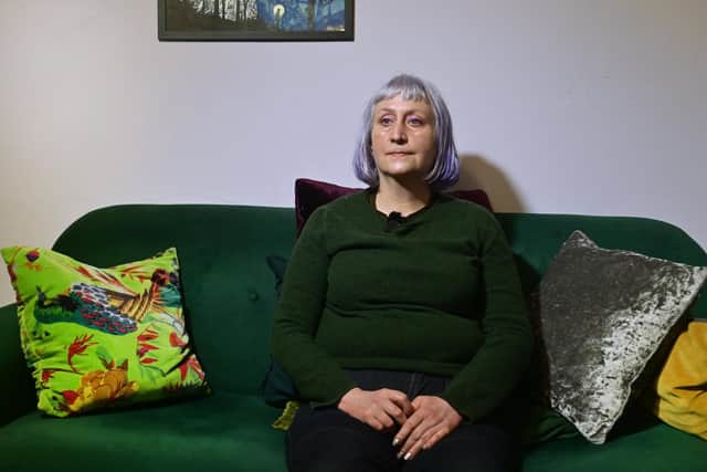 Artist Penny Anderson. Picture: John Devlin