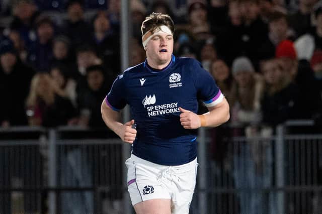 Scotland's Callum Norrie during the Six Nations Under-20 match against England at the DAM Health Stadium last month. (Photo by Ross Parker / SNS Group)