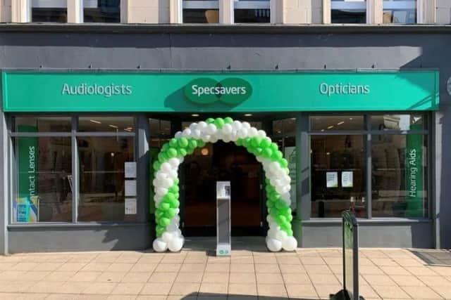the Falkirk Specsavers store has recently undergone a £50,000 upgrade.