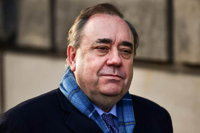 Former Scottish first minister Alex Salmond