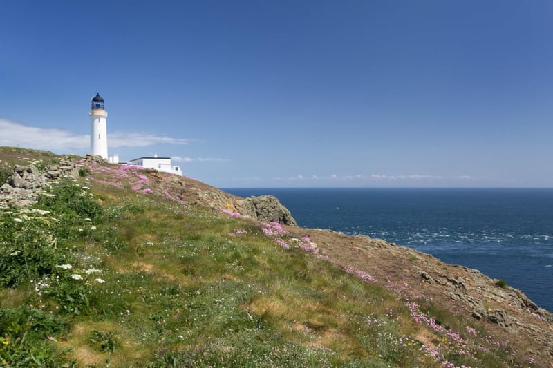 The Mull of Galloway is the most southerly point of Scotland. Its lighthouse, standing 260 feet tall and perched on the edge, was built by the famous Glasgow-born architect Robert Stevenson in 1830.