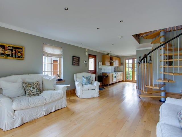 Cottage sitting room.
