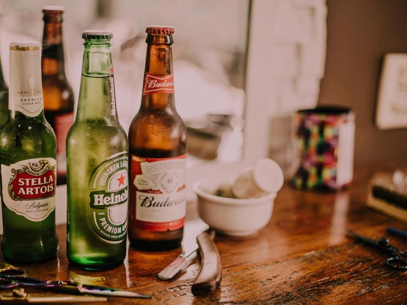 Standard alcoholic drinks like beer or wine can be effective traps against fruit flies. Leave an old bottle of wine or beer out nearby where you’ve spotted fruit flies. From here, the pests will be lured in by the stale beverage which will lead them down the neck of the bottle and eventually trap them (the narrow neck of the bottle acts as a barrier preventing escape.)