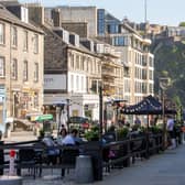 Ooutdoor seating areas are an important part of generating the atmosphere in the city centre