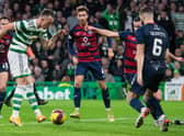David Turnbull skilfully slots home to make it 1-1 against Ross County in Celtic's eventual 2-1 victory. "Now we have to kick on," he later warned.   (Photo by Craig Foy / SNS Group)(Photo by Craig Foy / SNS Group)